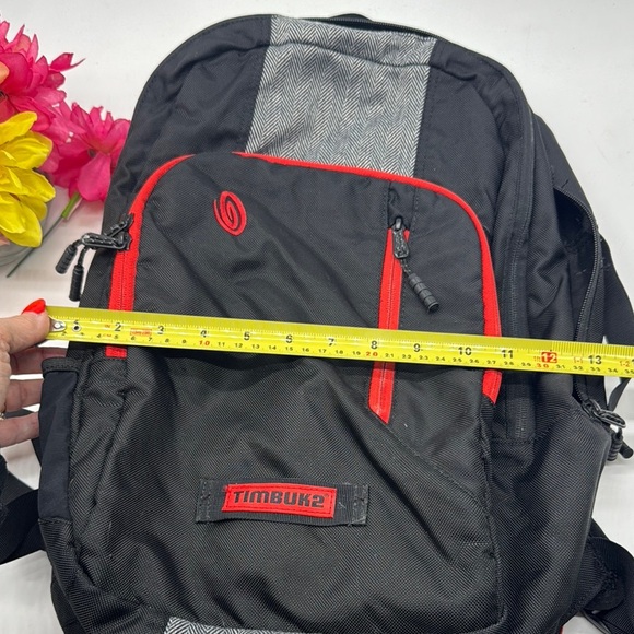 Timbuk2 Black and Red Men's Backpack TOT7792 - Picture 13 of 15